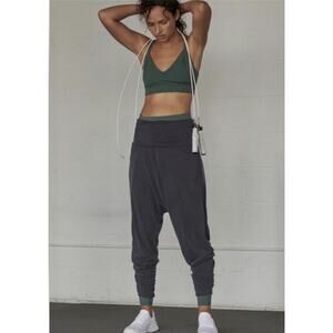 Free People FP Movement Echo Harem Pants Size XS, Dark Gray/Black, Buttery Soft